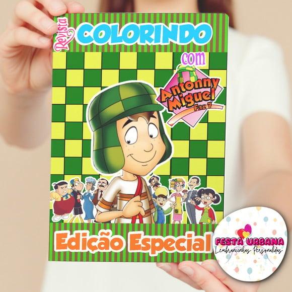 Revistinhas Para Colorir Chaves Tam G 15x21 Cm