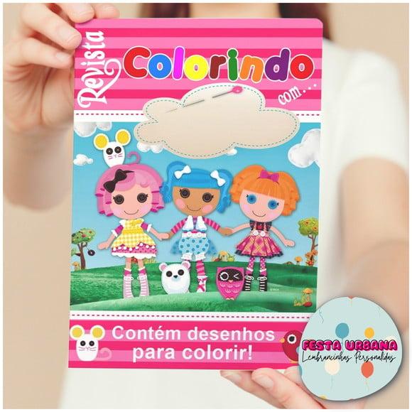 Revistinhas Para Colorir Laloopsy Tam G 15x21 Cm