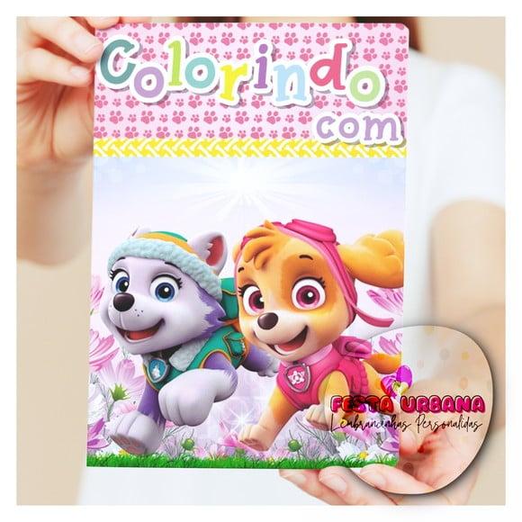 Revistinhas Para Colorir Patrulha Canina Menina Rosa