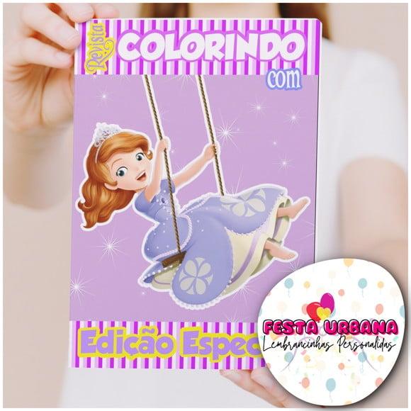 Revistinhas Para Colorir Princesa Sofia Tam G 15x21 Cm