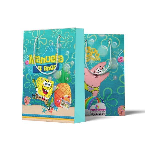 Sacolinha Personalizada Bob Esponja