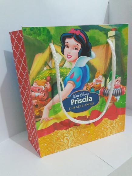 Sacolinha Personalizada Branca de Neve