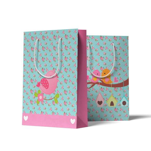 Sacolinha Personalizada Jardim Encantado dos Pássaros
