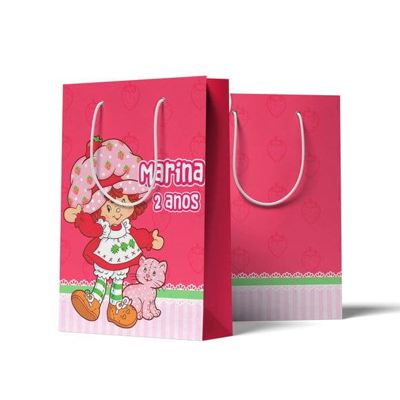 Sacolinha Personalizada Moranguinho Antiga Anos 80