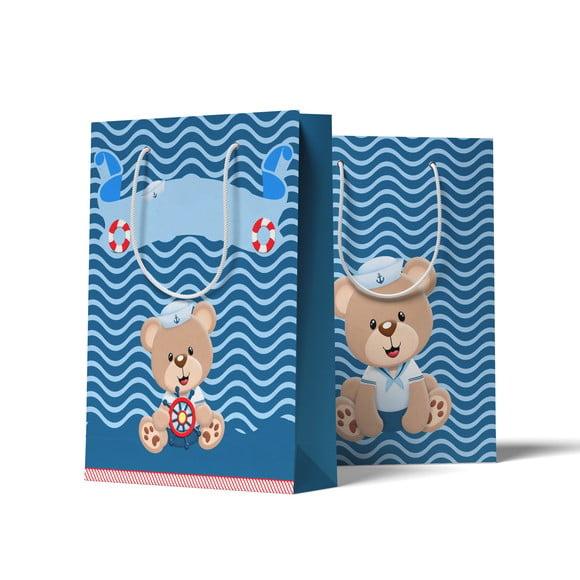 Sacolinha Personalizada Ursinho Marinheiro