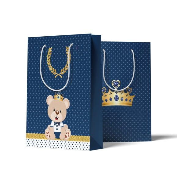 Sacolinha Personalizada Ursinho Príncipe
