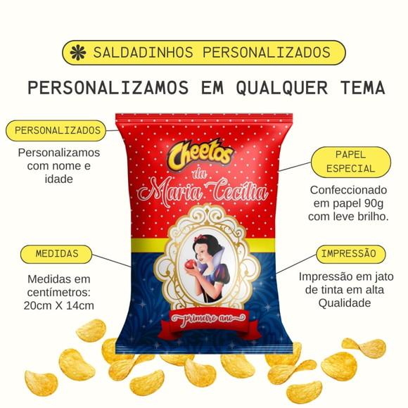 Salgadinho Cheetos Personalizado Carros