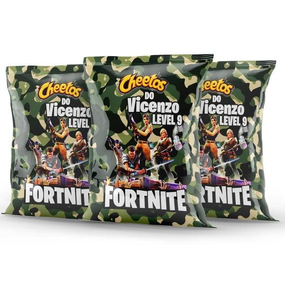 Salgadinho Cheetos Personalizado Fortnite
