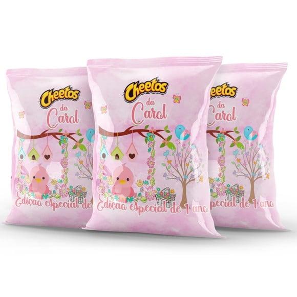 Salgadinho Cheetos Personalizado Jardim de Passarinhos