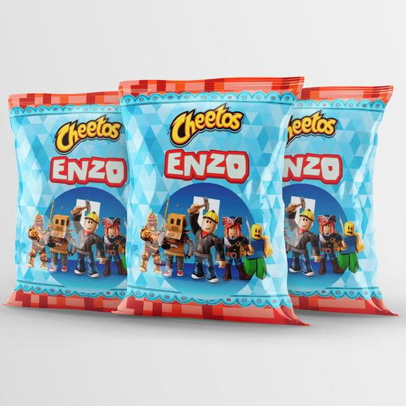 Salgadinho Cheetos Personalizado Roblox