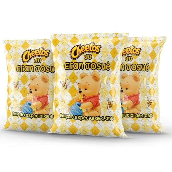 Salgadinho Cheetos Personalizado Ursinho Pooh