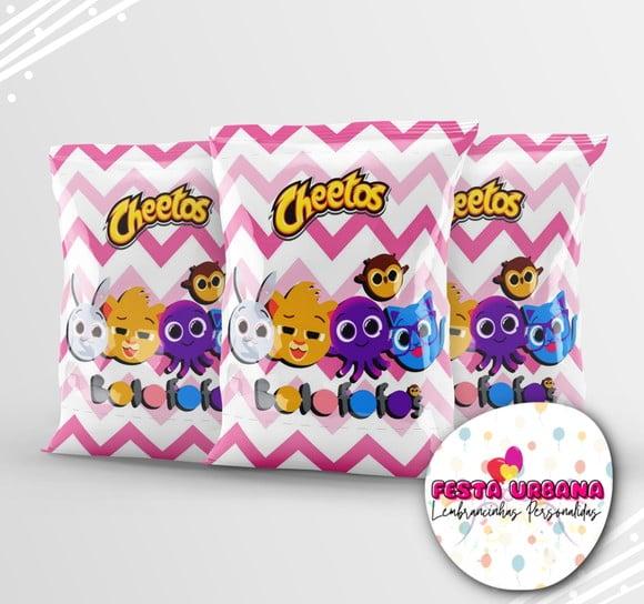 Saquinho Personalizado Bolofofos Rosa Menina