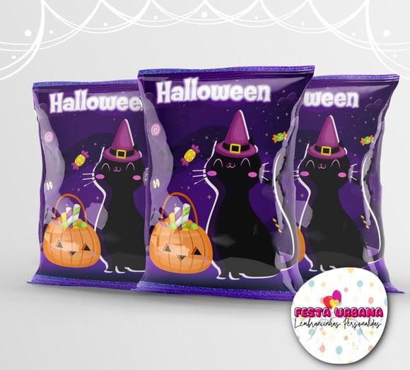 Saquinho Personalizado Dia Das Bruxas Halloween