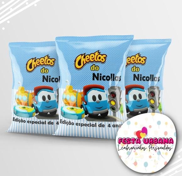 Saquinho Personalizado Leo e o Caminhão