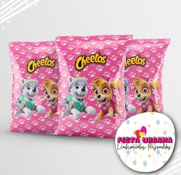 Saquinho Personalizado Patrulha Canina Rosa