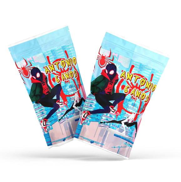 Saquinho Zip Lock Aranhaverso Homem Aranha | G 12 X20 cm