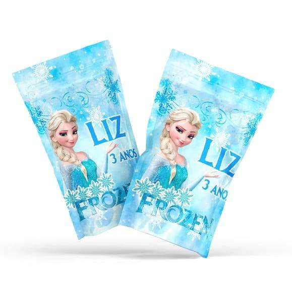 Saquinho Zip Lock Frozen | G 12 X20 cm