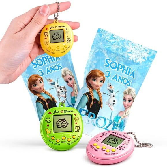 Tamagotchi Frozen | Bichinho Virtual no Zip Metalizado