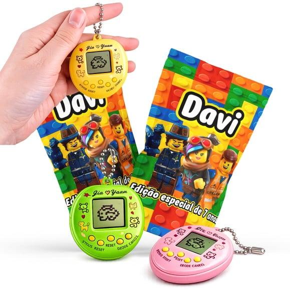 Tamagotchi Lego | Bichinho Virtual no Zip Metalizado
