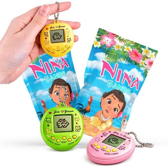 Tamagotchi Moana Baby | Bichinho Virtual no Zip Metalizado
