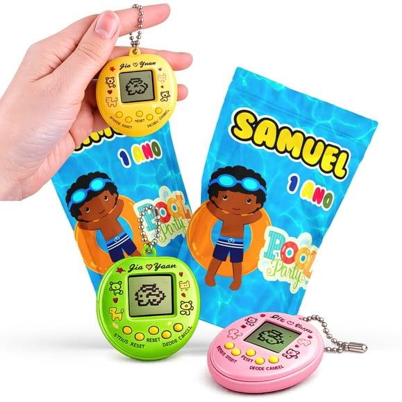Tamagotchi Pool Party Menino | Bichinho Virtual