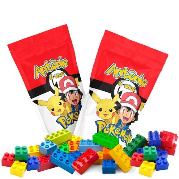 Saquinho Metalizado Ziplock Blocos de Montar Pokémon no Personal
