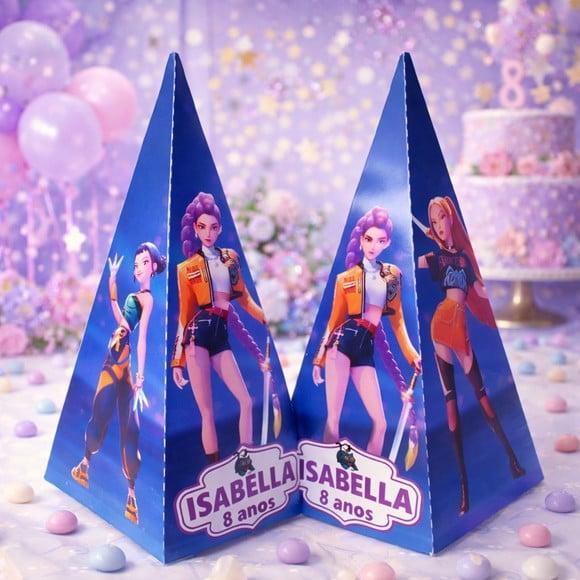 Caixinha Personalizada Cone Personalizada Guerreiras do Kpop Fest