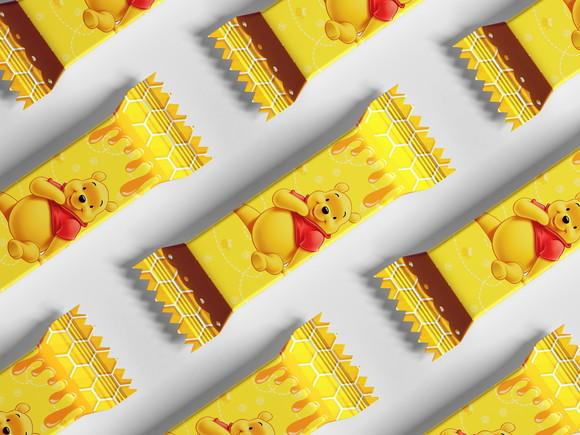 Emabalagem Personalizada Ursinho Pooh Barra de Chocolate 32g | Le
