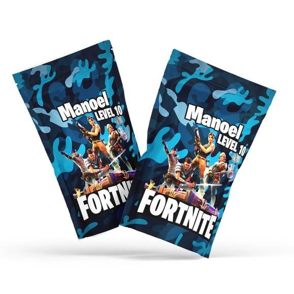 Saquinho Metalizado Ziplock Fini Fortnite no Zip Lock Personaliza