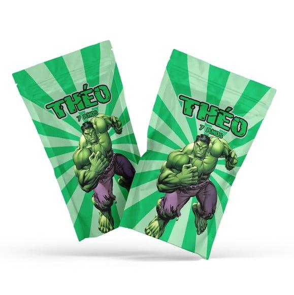 Saquinho Metalizado Ziplock Fini Hulk no Zip Lock Personalizado |