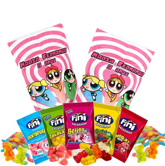 Saquinho Metalizado Ziplock Fini Meninas Super Poderosas no Zip L