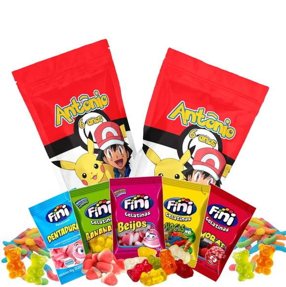 Saquinho Metalizado Ziplock Fini Pokémon no Zip Lock Personaliza