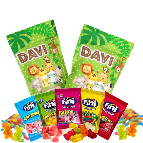 Saquinho Metalizado Ziplock Fini Safari no Zip Lock Personalizado