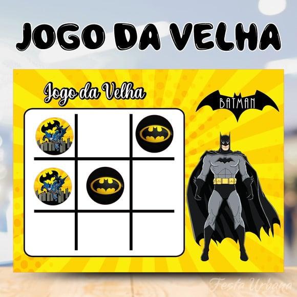 Jogo da Velha Batman Lembrancinha Personalizada | Lembrancinha Fe