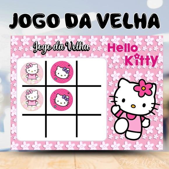 Jogo da Velha Hello Kitty Lembrancinha Personalizada | Lembrancin
