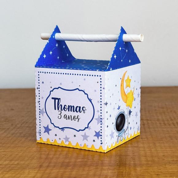 Kit 40 Caixinhas Astronauta Lembrancinhas Personalizadas | Lembra