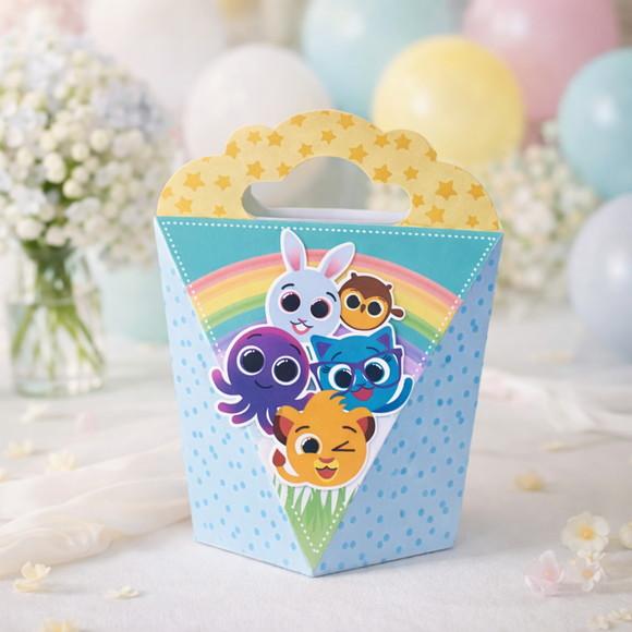 Kit 40 Caixinhas Bolofofos Azul Lembrancinhas Personalizadas | Le