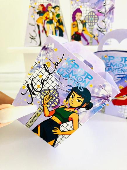 Kit 40 Caixinhas Guerreiras do K-pop | Lembrancinha Festa Infanti