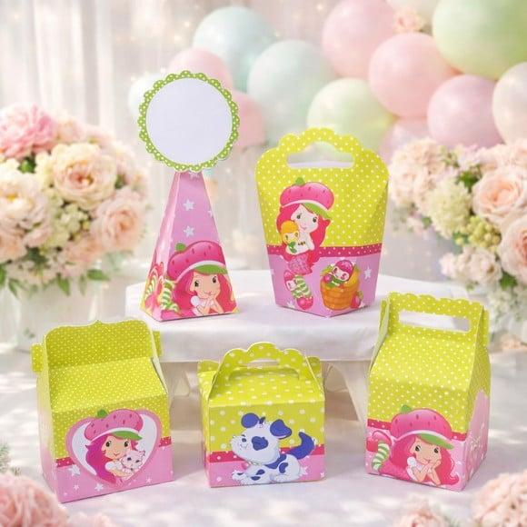 Kit 40 Caixinhas Moranguinho Baby Lembrancinha Personalizada | Le