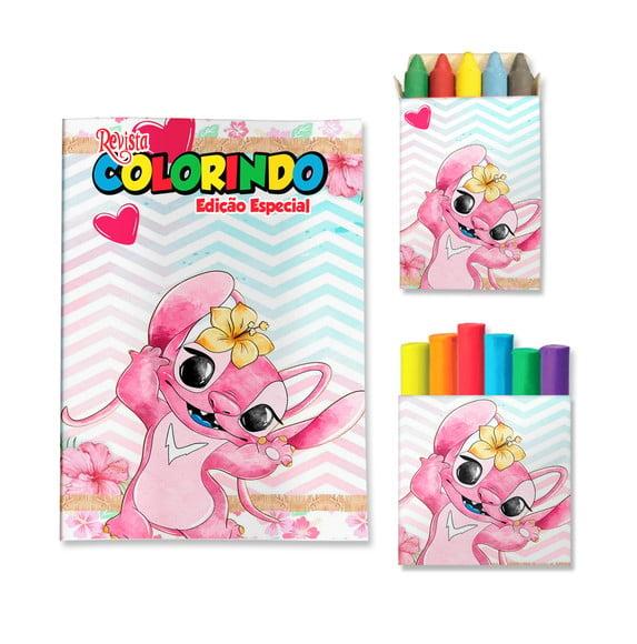 Livro de Colorir Massinha Angel Personalizado | Kit Colorir Infan
