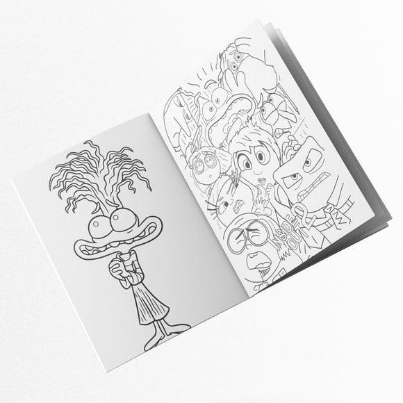 Livro de Colorir Kit Divertidamente 2 14x10+giz Personalizado | K