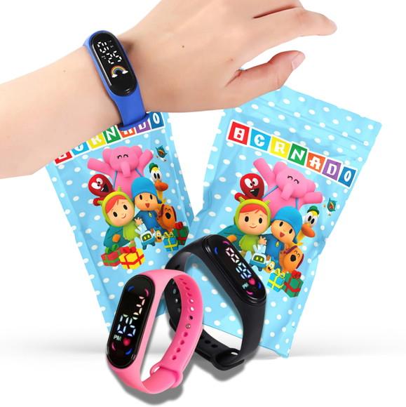 Saquinho Metalizado Ziplock Pocoyo Relógio no Personalizado | Le