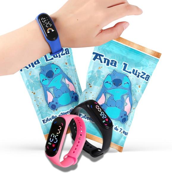 Saquinho Metalizado Ziplock Stitch Relógio no Personalizado | Le