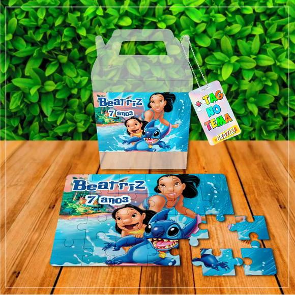 Caixinha Personalizada Lilo e Stitch 24 Peças + Acetato | Lembra