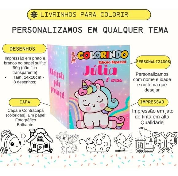 Livro de Colorir Guerreiras do Kpop Personalizada 14x10 Personali