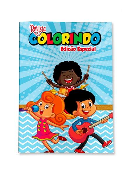 Livro de Colorir 3 Palavrinhas 14x10 Personalizado | Kit Colorir 