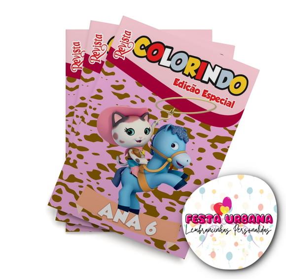 Livro de Colorir a Xerife Callie 14x10 Personalizado | Kit Colori
