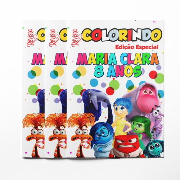 Livro de Colorir Divertidamente 2 Tam G 15x21 cm Personalizado | 