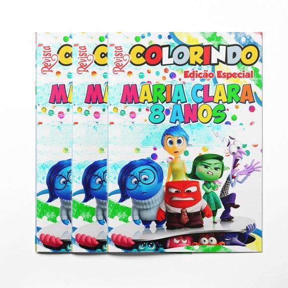 Livro de Colorir Divertidamente 2 Tam G 15x21 cm Personalizado | 