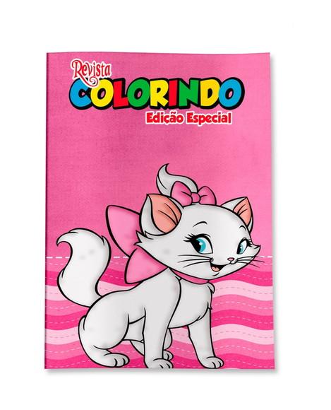 Livro de Colorir Gatinha Marie 14x10 Personalizado | Kit Colorir 